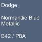Preview: Dodge, Normandie Blue Metallic, B42 / PBA.